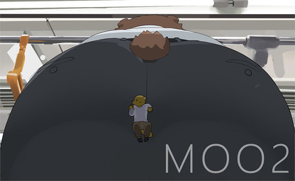 anthro big_butt biped bodily_fluids bottomwear brown_body brown_fur butt clothing detailed_background duo fur kemono micro pants shirt sitting sitting_on_another size_difference sweat text topwear moo2 bear canid canine canis domestic_dog mammal 2025 english_text