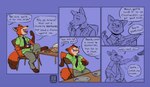anthro belly belly_rub blueberry_(fruit) bottomwear chair clothed clothing dialogue eating food fruit fully_clothed furniture hand_on_belly male muffin necktie no_shoes on_chair overweight overweight_male pants plant simple_background sitting sitting_on_chair solo tail topwear weight_gain weight_gain_sequence coolyiffer disney zootopia nick_wilde canid canine fox mammal signature