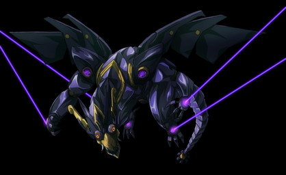 ambiguous_gender feral front_view machine multicolored_eyes open_mouth puppet purple_eyes red_eyes sharp_teeth solo tail teeth wings yellow_eyes takayuuki konami mythology yu-gi-oh! el_shaddoll_winda dragon mythological_creature mythological_scalie robot scalie hi_res