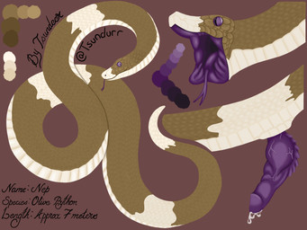albino animal_genitalia bodily_fluids cloaca cutlery feral fork genital_fluids genitals kitchen_utensils knot male open_mouth penis precum scales solo tongue tongue_out tools nep tsundeer python reptile scalie snake 4:3 hi_res model_sheet