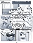 2019 anthro clothed clothing comic darkmirage dialogue english_text fur hair hi_res nii_otter quetzalli_(character) text vicious_kitty