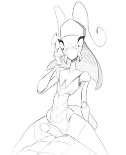antennae_(anatomy) anthro clothing duo erection faceless_character faceless_male female female_focus female_on_top flat_chested genitals headdress headgear headgear_only headwear headwear_only imminent_sex male male/female male_on_bottom mostly_nude nun on_bottom on_top penis solo_focus straddling wimple w4g4 cockroach_nun_(lenyavok) arthropod blattodean cockroach insect 2022 black_and_white hi_res monochrome sketch