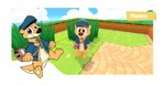 3_toes anthro bag barefoot bottomless clothed clothing cloud delivery_(commerce) delivery_employee feet fur game_screen happy hat head_tuft headgear headwear jacket looking_at_viewer male multicolored_body multicolored_fur partially_clothed pawpads paws plantigrade pockets postal_carrier postal_delivery scarf smile soles solo text toes topwear tuft tufted_fur white_pawpads al-cat tardor haten_(tardor) mammal mustelid otter 2022 3d_(artwork) character_name concept_art digital_drawing_(artwork) digital_media_(artwork) hi_res