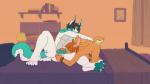 16:9 2016 2d_animation animated anthro anthro_on_anthro anthro_penetrated anthro_penetrating anthro_penetrating_anthro artik_ninetails ball_fondling ball_grab balls bedroom blue_penis body_part_in_mouth brown_body brown_fur canid canine canis duo erection eyewear face_fucking fellatio fluffy fluffy_tail fondling forced forced_oral frame_by_frame fur fuzzamorous genitals ginger green_penis hand_on_butt irrumatio kai_yun-jun lagomorph leporid male male/male male_penetrated male_penetrating male_penetrating_male mammal nude oral oral_penetration painting penetration penile penile_penetration penis penis_in_mouth rabbit sex short_playtime tail teal_penis white_balls white_body white_fur widescreen wolf yellow_eyes