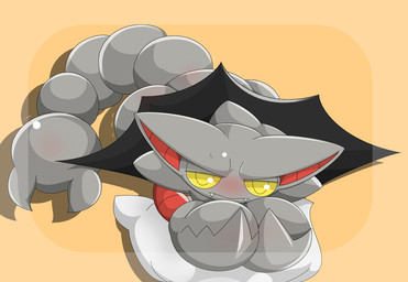 ambiguous_gender blush bodily_fluids feral pillow pincers solo stinger sweat type nintendo pokemon arthropod generation_4_pokemon gliscor pokemon_(species) 2015