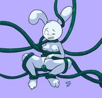 anal anthro bdsm biped bondage bound breasts female genitals legs_tied masturbation penetration pussy sex solo tentacle_penetration tentacle_sex tentacles yiffnotgif adventure_time cartoon_network y5_(adventure_time) lagomorph leporid mammal rabbit hi_res