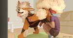 anal animal_genitalia animal_penis anus ball_fondling balls bestiality blush bodily_fluids brown_body brown_fur butt canine_genitalia canine_penis clothed clothing crouching digitigrade drooling duo erection fangs feet feral feral_rimmed fluffy fluffy_tail fondling fur genital_fluids genitals glistening glistening_anus glistening_genitalia glistening_penis glistening_tongue hair hat headgear headwear hindpaw holding_balls human_on_feral human_rimming_feral human_rimming_male interspecies knot knot_in_sheath knotted_penis leaking_precum lipsticking looking_back looking_pleasured male male/male male_on_feral male_rimming_male multicolored_body multicolored_fur one_leg_up open_mouth oral orange_body orange_fur pawpads paws penis pokephilia precum precum_string quadruped raised_leg rimming rimming_male saliva saliva_string sex sheath snout spread_legs spreading tail teeth tongue tongue_out white_body white_fur twang nintendo pokemon arcanine generation_1_pokemon human mammal pokemon_(species) digital_media_(artwork) hi_res