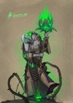 arm_tattoo fantasy fantasy_weapon feathers magic magic_user nature_magic solo staff tattoo thorns gaertan dungeons_and_dragons hasbro wizards_of_the_coast accipitriform avian bird vulture digital_drawing_(artwork) digital_media_(artwork) digital_painting_(artwork) hi_res painting_(artwork)