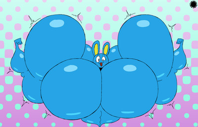 abs anthro big_muscles big_pecs blue_body blue_fur emanata eyelashes femboy flash_emanata flexing flexing_bicep flexing_both_biceps freckled_face freckles fur glistening glistening_body growth halftone_background huge_muscles huge_pecs hyper hyper_biceps hyper_muscles hyper_pecs logo male muscle_growth muscular pattern_background pecs simple_background small_waist solo text wasp_waist thatdawgmurray animal_crossing nintendo hopkins_(animal_crossing) lagomorph leporid mammal rabbit 2025 aliasing artist_logo artist_name digital_media_(artwork) halftone hi_res signature
