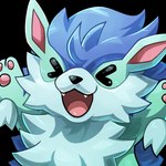 celebrating emote feral fluffy happy pawpads solo xd blitzdrachin conditional_dnp nintendo pokemon fan_character frosty_(sentinelblue) iravo_(arcanine) arcanine canid frosty_arcanine generation_1_pokemon mammal pokemon_(species) 1:1 2023 alpha_channel low_res