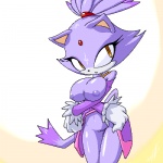 1:1 amber_eyes anthro big_breasts biped blaze_the_cat breasts clothing crossed_arms digital_media_(artwork) domestic_cat felid feline felis female genitals hair low_res mammal nipples nude_edit orange_eyes ponytail purple_body pussy sega simple_background solo sonic_the_hedgehog_(series) standing tail thefuckingdevil third-party_edit tight_clothing white_background