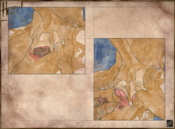 5_fingers animal_genitalia anthro anus aroused big_anus bones_in_feces border bristol_type_3 bulge claws cloaca crowning_feces disposal erection feces feces_in_ass feces_in_slit feces_pile finger_claws fingers front_view gaping gaping_anus genital_slit genitals high-angle_view logo long_tail male male_anthro markings masturbation membrane_(anatomy) monotone_anus nude orange_body penetration penis pink_anus presenting scat_disposal scatplay simple_background solo spread_anus spread_cloaca spread_legs spread_slit spreading tail text textured_background three-quarter_view webbed_hands white_claws white_finger_claws yellow_body hdyly aquatic banana_eel eel fish moray_eel 2026 artist_logo artist_name character_request colored_sketch digital_drawing_(artwork) digital_media_(artwork) hi_res signature sketch male_(lore)