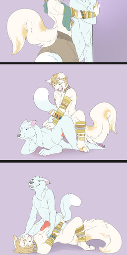 all_fours anal anal_penetration animal_genitalia animal_penis balls bodily_fluids bracelet brothel canine_genitalia canine_penis cowgirl_position cum cum_while_penetrated detached_sheath doggystyle duo ears_back ejaculation erection fluffy fluffy_tail from_behind_position from_front_position fully_sheathed genital_fluids genitals hair hands-free head_tuft jewelry looking_pleasured male male/male male_on_bottom male_on_top male_penetrated male_penetrating male_penetrating_male on_bottom on_top orgasm penetration penile_spines penis penis_tip pivoted_ears ring sex sheath short_hair straddling tail tail_grab tuft kindreddemon hasbro wizards_of_the_coast cae_(umbraartifex) snowball_(kindreddemon) canid canine catfolk domestic_cat felid feline felis fox mammal absurd_res comic hi_res