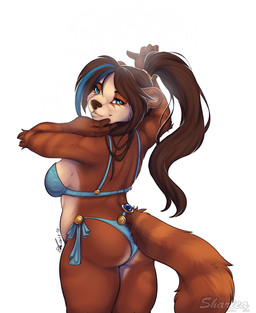 2018 anthro blue_eyes bra breasts brown_fur brown_hair brown_nose clothed clothing digital_media_(artwork) female fur hair mammal red_panda shariea simple_background solo underwear white_background
Rating: Safe
Score: 3
User: Millcore
Date: June 20, 2018 2018 anthro blue_eyes bra breasts brown_fur brown_hair brown_nose clothed clothing digital_media_(artwork) female fur hair mammal red_panda shariea simple_background solo underwear white_background
Rating: Safe
Score: 3
User: Millcore
Date: June 20, 2018