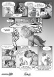 angry anthro claws dialogue female male muscular muscular_female nancy_(agonwolfe) speech_bubble text agonwolfe mythology sequential_art canid canine canis mammal mythological_canine mythological_creature werecanid werecanine werecreature werewolf wolf comic english_text hi_res