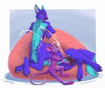 animal_genitalia animal_penis anthro anthro_on_taur back_tuft ball_fondling balls blue_body blue_fur blue_hair bodily_fluids brown_balls chest_tuft cum cum_on_face cum_on_own_penis cum_on_penis cum_on_self cumshot duo ejaculation equine_genitalia equine_penis erection fondling foreskin fur genital_fluids genitals hair hands-free humanoid_genitalia humanoid_penis knee_tuft leg_tuft licking male male/male multicolored_hair nude oral oral_orgasm orange_eyes orgasm penile penis penis_lick pink_penis pupils purple_balls purple_body purple_eyes purple_fur purple_hair purple_penis red_pupils red_tongue retracted_foreskin sex size_difference spo spontaneous_ejaculation tongue tongue_out tuft two_tone_hair yookie tris_(trismouse) canid mammal mouse murid murine rodent taur 2023 absurd_res digital_media_(artwork) hi_res