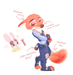 alternate_costume anthro armor body_armor claws clothing clothing_swap directional_arrow duo embarrassed eyewear female footwear fur furgonomic_footwear furgonomics grey_body grey_fur heart_symbol male orange_body orange_fur police police_uniform spray sunglasses tan_body tan_fur text uniform white_body white_fur nibkman0304 disney zootopia judy_hopps nick_wilde canid canine fox lagomorph leporid mammal rabbit red_fox true_fox english_text hi_res