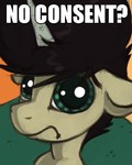 ears_down feral frown horn male pivoted_ears pleading_eyes sad solo text marsminer hasbro my_little_pony mythology no_bitches? pone_keith equid equine horse mammal mythological_creature mythological_equine pony unicorn headshot_portrait impact_(font) low_res meme portrait