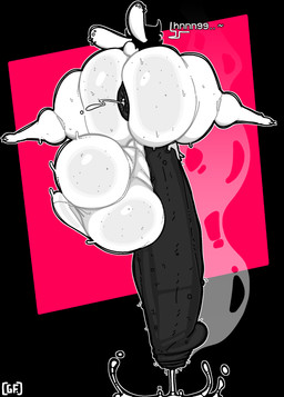 anal_fluids anal_squirt anthro anus backsack balls big_balls big_butt big_penis black_anus black_hair black_penis bodily_fluids bottom_heavy bubble_butt butt ear_piercing feet fingernails fingers foreskin freckled_balls freckled_butt freckles fur genital_fluids genital_raphe genitals glans hair huge_balls huge_butt huge_penis huge_thighs humanoid_genitalia humanoid_penis hyper hyper_balls hyper_genitalia hyper_penis male masturbation nails penis perineum piercing precum precum_squirt puffy_anus raphe_(anatomy) rear_view saggy_balls scrotal_raphe scut_tail short_tail solo tail thick_thighs white_body white_fur ghostfuckrr jesse_(ghostfuckrr) lagomorph leporid mammal rabbit 2026 absurd_res colored digital_drawing_(artwork) digital_media_(artwork) hi_res
