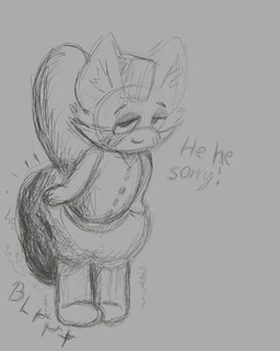 anthro blush bulge diaper diaper_fetish embarrassed feces fluffy fluffy_tail half-closed_eyes hand_on_hip incontinence male narrowed_eyes padded pencil_sketch size_difference slightly_chubby smaller_male smile soiled_diaper soiling solo tail text thick_thighs unclean_diaper used_diaper wide_hips prayhold_(artist) flakey_(character) felid feline mammal absurd_res greyscale hi_res monochrome sketch traditional_media_(artwork)