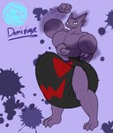 anthro biped black_eyes bottomwear clothed clothing diaper diaper_fetish erection erection_in_diaper erection_under_clothing fan_character flexing flexing_muscles fur generation_1_pokemon ghost half-closed_eyes haunter looking_at_viewer looking_pleasured male muscular muscular_anthro muscular_male narrowed_eyes nintendo pokemon pokemon_(species) purple_background purple_body purple_fur simple_background smile smiling_at_viewer smirk smirking_at_viewer solo spirit tail tenting underwear wearing_diaper yoshi-eats-your-pie