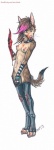 blood breasts canine collar coyote facial_piercing fangs female knife leather looking_at_viewer mammal multi_nipple navel_piercing nipple_piercing nipples nose_piercing nude piercing solo toots whiskers white_eyes
Rating: Questionable
Score: 13
User: ippiki_ookami
Date: August 17, 2013