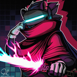anthro black_body black_fur cape checkered checkered_background clothing female fingerless_gloves fire fur gloves hair handwear light melee_weapon pattern_background red_cape red_clothing shadow simple_background solo sword text visor weapon white_clothing white_gloves white_handwear unnotablejulz rivals_of_aether clairen_(rivals_of_aether) felid mammal pantherine 1:1 2021 artist_name dated half-length_portrait hi_res lighting portrait signature