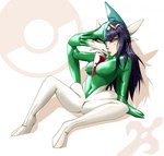 black_hair bodily_fluids breasts crossgender female genital_fluids genitals goo_transformation hair latex nipples purple_eyes pussy red_eyes simple_background solo stretching transformation vaginal_fluids denverend nintendo pokemon tharja_(fire_emblem) gallade generation_4_pokemon human humanoid mammal pokemon_(species) hi_res