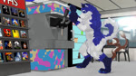 animal_genitalia anthro balls belly big_balls big_belly big_sheath blue_body blue_fur burping chugging dessert first_person_view food fur gas_station genitals huge_balls huge_belly huge_sheath hyper hyper_balls hyper_genitalia hyper_sheath ice_cream inflation male nipples oral_vore overweight prey_pov rumbling_stomach sheath slightly_chubby soft_serve_ice_cream soft_serve_machine solo stocky stuffing stuffing_(food) vore white_body white_fur cheesy_dingo max_hyper dingo_(cheesydingo) max_hyper_(character) silly_werewolf canid canine canis domestic_dog husky mammal nordic_sled_dog sergal spitz 3d_(artwork) 3d_animation animated digital_media_(artwork) hi_res sound webm
