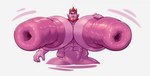 abs anthro big_muscles gaping huge_muscles hyper hyper_muscles hyper_nipples male muscular muscular_anthro muscular_male nipple_gape nipples pink_body solo lotolotl humanoid orc hi_res