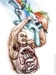 armpit_hair bald basketball blue_body blue_fur body_hair clothing cutie_mark duo female fur hair jersey logo multicolored_hair rainbow_hair scared slam_jam teeth uniform paradigm-zero quaraezha friendship_is_magic hasbro my_little_pony nba charles_barkley rainbow_dash_(mlp) equid equine horse human mammal 2014 3:4