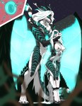 4_toes 5_fingers abdominal_bulge anthro anthro_on_anthro anthro_penetrated anthro_penetrating anthro_penetrating_anthro arm_markings belly_tattoo bioluminescence black_ears black_sclera blue_eyes blue_penis blue_wings blush bodily_fluids bound chest_scar chevron_(marking) clitoris clitoris_piercing cum cum_drip cum_inside cum_string cutaway dangling_legs dripping duo ear_markings feathered_wings feathers feet female female_anthro female_penetrated fetlocks fingers forest forest_background from_behind_position fur genital_fluids genital_piercing genitals glowing glowing_belly glowing_cum glowing_genitalia glowing_markings glowing_penis glowing_wings hair hand_on_hip hand_on_mouth horn horn_markings impregnation inbreeding internal larger_anthro larger_male leg_markings legs_tied linked_piercing male male/female male_anthro male_penetrating male_penetrating_female markings nature nature_background navel night nipple_chain nipple_piercing nipple_ring nipples nude nude_anthro nude_female nude_male outside_sex ovum pawpads penetration penis piercing pink_nipples pink_nose pink_pawpads plant ring_piercing scar sex size_difference smaller_anthro smaller_female smaller_penetrated snout_grab sperm_cell standing standing_sex star tail tail_markings tattoo toes tree unusual_bodily_fluids unusual_cum unusual_genital_fluids white_body white_fur white_hair white_inner_ear wings ember-shade mythology lunali dragon feathered_dragon feathered_scalie furred_dragon furred_scalie mythological_creature mythological_scalie scalie absurd_res hi_res signature incest_(lore) sibling_(lore)