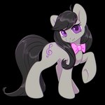 black_mane black_tail cutie_mark female feral glistening glistening_eyes grey_body looking_at_viewer mane purple_eyes quadruped side_view solo tail bloominglynx friendship_is_magic hasbro my_little_pony octavia_(mlp) equid equine horse mammal pony 1:1 alpha_channel hi_res signature