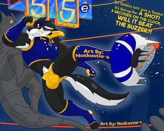 4_fingers 4_toes accessory action_pose anthro athletic athletic_anthro athletic_male backwards_hat backwards_visor_cap ball balls_outline black_body black_fur black_sclera blitzball bubble bulge clothed clothed_anthro clothed_male clothing collar detailed_bulge feet fingerless_gloves fingers footwear fur genital_outline gloves grin group handwear hat headgear headwear hoodie horn kick leggings legwear logo male number pecs playing_sport pose pubes raised_leg scoreboard smile solo speedo sport swimming swimwear tackle teeth text toeless_footwear toes topwear trio underwater underwear uniform uniformed_male vest water white_body white_fur yellow_eyes conditional_dnp notkastar bad_dragon e621 final_fantasy final_fantasy_x square_enix thehuskyk9 canid canine canis domestic_dog husky mammal nordic_sled_dog spitz 5:4 english_text