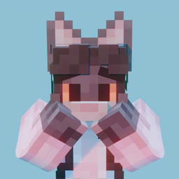 anthro blue_background brown_body brown_fur brown_hair cheek_tuft clothing eyes_up facial_tuft female fur hair hoodie inner_ear_fluff multicolored_body orange_eyes pink_clothing pink_hoodie pink_topwear simple_background solo standing topwear tuft two_tone_body ocelotka microsoft minecraft mojang the_elder_scrolls xbox_game_studios ocelotka_(ocelotka) felid feline khajiit mammal 1:1 3d_(artwork) 3d_animation animated digital_media_(artwork) no_sound short_playtime video
