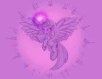 female feral glowing glowing_eyes horn magic solo wings leadhooves friendship_is_magic hasbro my_little_pony mythology twilight_sparkle_(mlp) equid equine mammal mythological_creature mythological_equine winged_unicorn hatching_(art) hi_res shaded