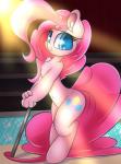 2015 anthro blue_eyes cutie_mark ear_tuft earth_pony equid equine eyebrows eyelashes female friendship_is_magic hasbro hi_res horse madacon mammal my_little_pony pinkie_pie_(mlp) pony smile solo tuft walking_cane