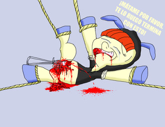 blood bound castration clothing cock_and_ball_torture crying death equine eyes_closed fan_character gore grotesque_death hair horse male mammal mutilation my_little_pony pain penis pony solo tears text torture young
Rating: Explicit
Score: -29
User: mercenario1945
Date: August 25, 2014 blood bound castration clothing cock_and_ball_torture crying death equine eyes_closed fan_character gore grotesque_death hair horse male mammal mutilation my_little_pony pain penis pony solo tears text torture young
Rating: Explicit
Score: -29
User: mercenario1945
Date: August 25, 2014
