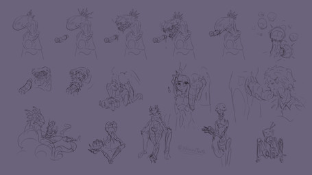 3_toes 4_eyes 4_fingers 8_eyes accessory ambiguous_gender anthro ass_up big_penis blush blush_lines bodily_fluids breasts claws cum cum_on_face deep_throat disembodied_penis ejaculation electronics faceless featureless_breasts featureless_face feet fellatio female femboy fin finger_claws fingers for_a_head gender_symbol genital_fluids genitals gentle_femdom gills group hair hair_accessory hairclip handjob holding_tail horn huge_penis machine male male/female male/male male_symbol multi_eye neck_bulge object_in_urethra oral oral_penetration outercourse penetrable_sex_toy penetration penile penile_penetration penis presenting risky_sex robot_joints saliva saliva_string screen screen_face sex sex_toy sharp_teeth short_hair size_difference spread_legs spreading symbol tail tail_pull teasing teeth television tentacle_sex tentacles thigh_sex toes toothy_fellatio toothy_grin unusual_ears unusual_eyes unusual_hair urethral urethral_penetration wire skinnedteeth alien human humanoid mammal marine object_head robot robot_humanoid screen_head tv_head 16:9 absurd_res black_and_blue hi_res monochrome sketch sketch_page widescreen