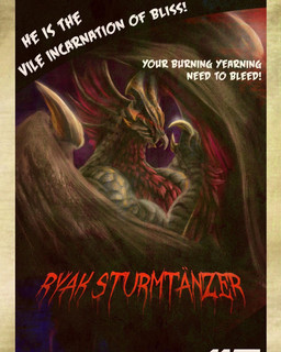 anthro biceps claws confident fangs grey_body horn horror_(theme) looking_at_viewer male muscular muscular_male pose poster poster_template red_body simple_background solo teeth text text_emphasis white_body wings yellow_claws sammyg_artz capcom european_mythology monster_hunter mythology fan_character ryak_sturmtanzer dragon elder_dragon malzeno mythological_creature mythological_scalie scalie vampire western_dragon 4:5 english_text hi_res pinup