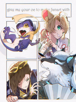 3_toes 4_fingers accessory ambiguous_gender anthro black_body black_clothing black_fur black_horn black_topwear blue_clothing blue_eyes blue_inner_ear blue_topwear bodily_fluids brown_body brown_fur brown_hair brown_inner_ear_fluff claws clothed clothed_anthro clothed_female clothed_male clothing container countershade_face countershade_scales countershade_tail countershade_torso countershading cup directional_arrow drinking_straw eye_scar eyebrows facial_scar fangs feet female feral finger_claws fingers folding_fan fur green_clothing green_eyes green_topwear grin grinning_at_viewer group hair hair_accessory hair_tie head_horn head_spikes holding_container holding_cup holding_fan holding_folding_fan holding_object horn inner_ear_fluff long_hair looking_at_another looking_at_viewer male mask_on_head mostly_nude mouth_closed multicolored_body multicolored_scales one_eye_closed open_mouth pawpads ponytail purple_body purple_scales red_tongue scales scar scarf scarf_only shoulder_guards simple_background smile smiling_at_viewer spikes spikes_(anatomy) sweat sweatdrop tail teeth text tied_hair toe_claws toes tongue tongue_showing toothy_grin topwear tuft two_tone_body two_tone_scales white_background white_body white_clothing white_countershading white_eyebrows white_fur white_hair white_pawpads white_sclera white_topwear yellow_clothing yellow_eyes yellow_mask yellow_scarf yellow_sclera yellow_topwear chiayeeee animal_humanoid canid canine canis humanoid mammal mammal_humanoid murid murid_humanoid murine murine_humanoid rat_humanoid rodent rodent_humanoid scalie wolf 2021 3:4 dated english_text signature