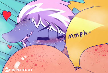 ambiguous/ambiguous ambiguous_gender ambiguous_rimming ambiguous_rimming_ambiguous anal anus big_butt blush butt duo eyes_closed facesitting hair heart_symbol multicolored_hair nose_to_anus oral puffy_anus rimming sex sitting sitting_on_another conditional_dnp whisperfoot hasbro my_little_pony berry_frost fan_character equid mammal 2019 digital_media_(artwork)