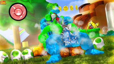 anthro anthrofied anus balls big_balls block blue_body bodily_fluids coin cum cum_inside duo egg ejaculation genital_fluids genitals grass green_body hill huge_balls impregnation internal light male male/male male_impregnating_male male_impregnation multicolored_body musclegut muscular musk ovum pink_anus pipe plant pregnant pregnant_male public public_nudity public_sex puffy_anus rainbow sex shrub sky spread_legs spreading sunlight tail tail_grab thick_thighs translucent tree wall_(structure) yellow_body yoshi_egg moonwulf mario_bros mythology nintendo blue_pianta dinosaur dragon elemental_creature flora_fauna green_yoshi mythological_creature mythological_scalie pianta_(super_mario_sunshine) piranha_plant prehistoric_species reptile scalie yellow_yoshi yoshi 16:9 2025 3d_(artwork) 4k absurd_res digital_media_(artwork) hi_res watermark widescreen