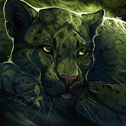 ambiguous_gender feral green_eyes solo whiskers mssafiru safiru felid leopard mammal pantherine 1:1 2021 bust_portrait digital_media_(artwork) digital_painting_(artwork) icon painting_(artwork) portrait