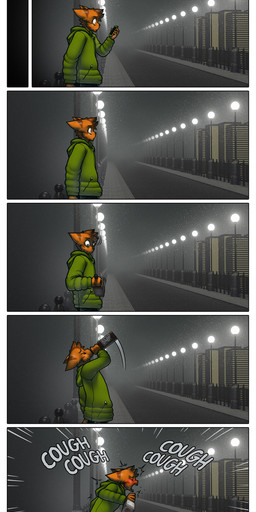 anthro dialogue drinking male solo james_howard patreon alphonse_(james_howard) domestic_cat felid feline felis mammal absurd_res comic hi_res