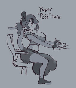 anthro big_breasts big_bulge big_butt breasts bulge butt clothing collar eyewear genitals glasses gynomorph huge_bulge intersex lycra_shorts solo spiked_collar spikes tight_clothing conditional_dnp girl_poss jay_(girl_poss) american_opossum mammal marsupial greyscale hi_res monochrome