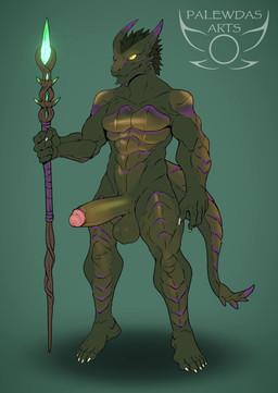 5_fingers 5_toes balls big_balls big_penis dragonborne druid erection feet fingers genitals glans green_body green_scales green_skin holding_object horn humanoid_genitalia humanoid_penis magic_user male muscular muscular_male nude penis purple_body purple_scales scales solo staff tail toes tribal_spellcaster yellow_eyes ceehaz mehdrawings palewdas_arts dog_knight_rpg dungeons_and_dragons hasbro wizards_of_the_coast skarr_(palurdas_arts) dragonborn_(dnd) scalie 2d_animation absurd_res animated artist_collaboration hi_res motion_tweening no_sound short_playtime tagme video