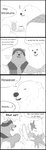 angry anthro beverage biped bodily_fluids coffee dialogue duo_focus eyes_closed group sweat text riseson shirokuma_cafe grizzly_(shirokuma_cafe) shirokuma bear brown_bear grizzly_bear mammal polar_bear ursine 2023 absurd_res comic english_text hi_res monochrome