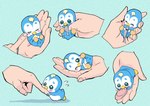 ambiguous_gender animal_genitalia anthro anus cloaca duo genitals male paws simple_background solo_focus kagekaku healin'_good_precure pretty_cure pegitan_(healin'_good_precure) pegitan_(precure) avian bird fish human mammal marine penguin hi_res