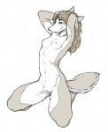 adam_wan breasts canine dog female kneeling nipples nude plain_background pussy solo
Rating: Explicit
Score: 36
User: ippiki_ookami
Date: June 13, 2012
